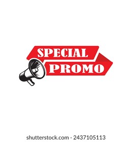 Special promo logo symbol icon, vector illustration design