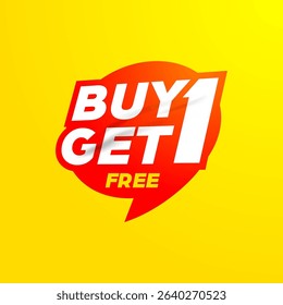 Special promo product label vector illustration tag, buy 1 get 1 free sign sticker sale promotion