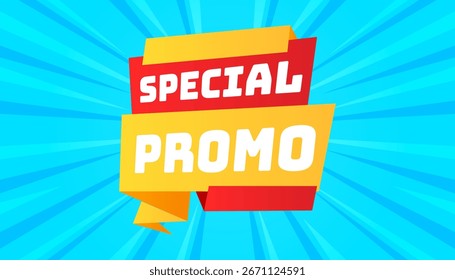 special promo store banner tag tamplate