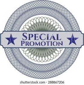 Special Promotion abstract rosette