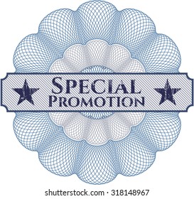 Special Promotion abstract rosette