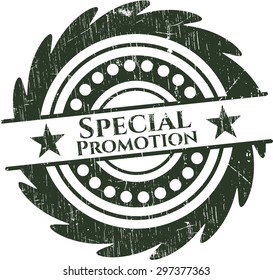 Special Promotion grunge seal