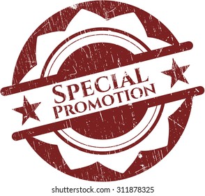 Special Promotion grunge seal