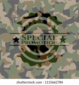 Special Promotion on camo pattern