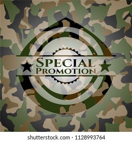 Special Promotion on camouflaged pattern