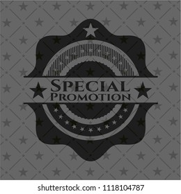 Special Promotion retro style black emblem