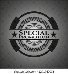 Special Promotion retro style black emblem