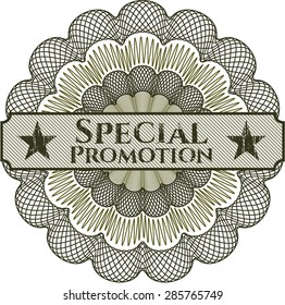 Special Promotion rosette