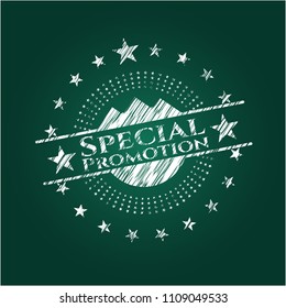  Special Promotion written on a chalkboard