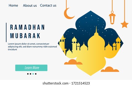 special ramadan in the mosque great looking for template