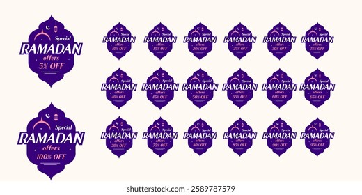 Special Ramadan offer text design. 
