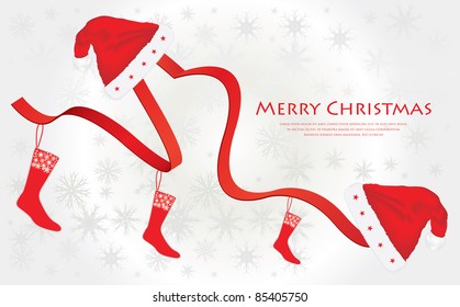 special red Merry Christmas background