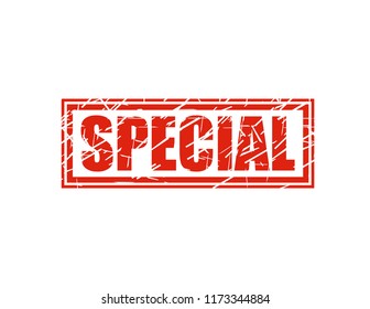 Special red stamp