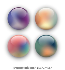 Special Round Offer Isolated on white background. Vintage Sticker. Origami paper infographic colorful banners set. Annotation circle buttons. Advertising Design shape. Speech talking cloud label tag