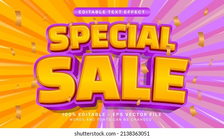 Special Sale 3d Text Effect And Editable Text Effect