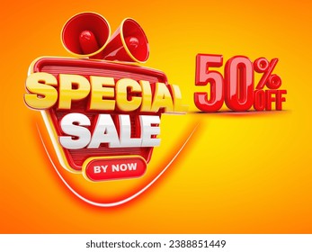 special sale 50 percent off