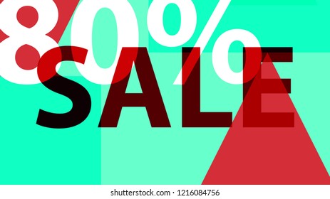 Special Sale Banner, Poster Design. 

 Modern Promotion Banner
 Creative Sale and Discount Promo Background with Geometrical  Pattern. Organic Green, Mint, Blue Colors
 Business coupon. Modern