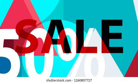 Special Sale Banner, Poster Design. 

 Modern Promotion Banner
 Creative Sale and Discount Promo Background with Geometrical  Pattern. Organic Green, Mint, Blue Colors.
 Business coupon. Modern.