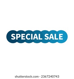 Venta Especial En Forma De Rectángulo De Círculo Azul Para Publicidad

