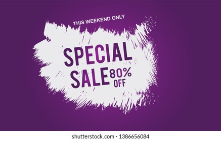Special Sale Design for business for business. Discount Banner Promotion Template
