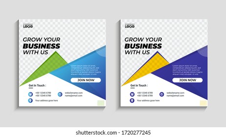 Special sale, discount sale, fashion and big sale promotion social media post template design