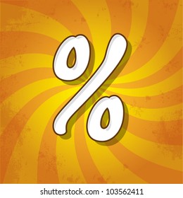 Special sale discount seal sticker on dynamic background, sale store offer concept, vector illustration