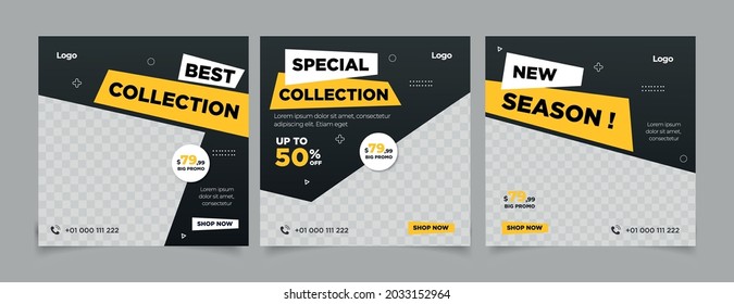 special sale discount social media post template	