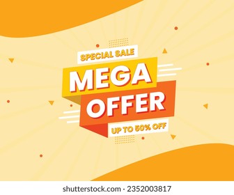 Venta Especial, Mega Oferta, Hasta El 50% Apagado