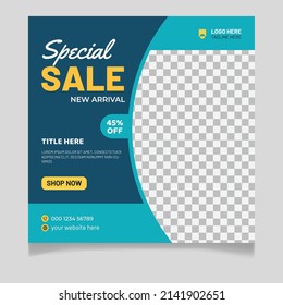 Special Sale New Arrival Fashion Social Media Post Template