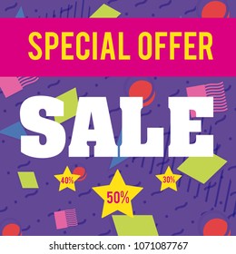 Special Sale Offer Flyer Stock Vector (Royalty Free) 1071087767 ...