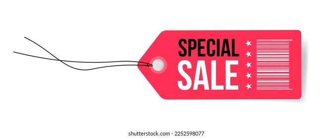 Special Sale Shopping Vector Label