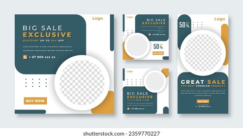 Special Sale Social Media Post for Online Marketing Promotion Banner, Story and Web Internet Ads Flyer
