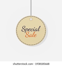 Special sale tag discount label Vector