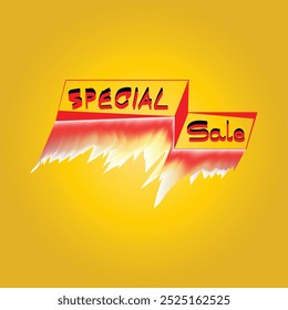 special sale vector sticker icon illustration