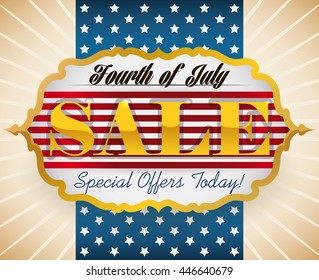 Special sales for American Independence Day celebration.