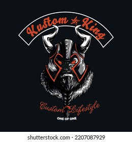 Special seal, stamp and tattoo shapes, angry bull king, emblem and logo, Creative and special illustration art design
