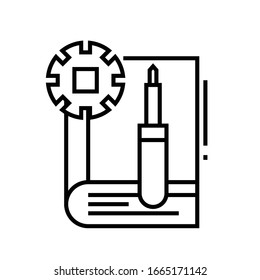 Special settings line icon, concept sign, outline vector illustration, linear symbol.