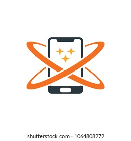 Special Smartphone Technology Logo Symbol