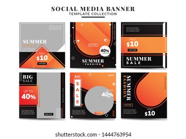 Special Social Media Banner Template Collection with Best color and style