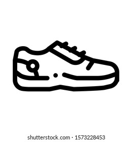 Special Sports Shoes Icon Vector. Outline Special Sports Shoes Sign. Isolated Contour Symbol Illustration
