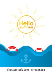 special summer background, vector design, eps10