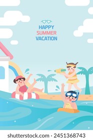 Special Summer Festival Travel Illustration 
