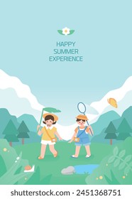 Special Summer Festival Travel Illustration 
