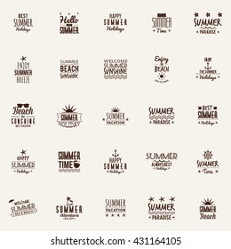Special summer labels