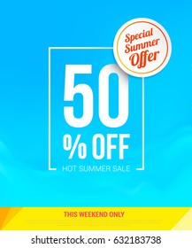 Special Summer Offer 50% Off