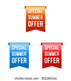 Special Summer Offer Labels