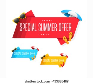 Special Summer Offer Labels