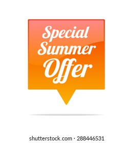 Special Summer Offer Tag