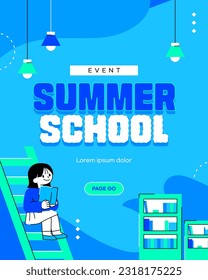 Special Summer School Template for Summer Vacation
