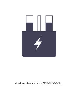 special symbol plug three pin socket